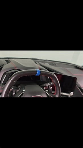 Blue steering wheel logo cover for cars @ Applicable to 2020 Corvette C8 #tikyokshop #fyp #caraccessories #corvettec8 #cars