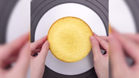 Nutella Strawberry And Layered Cake