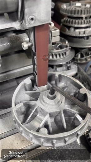 Modifying/Grinding Roller Tracks #youtubeshorts #engine #automotive