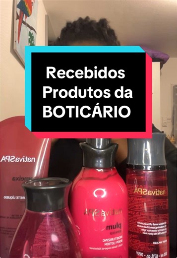 Recebido de Produtos Boticário em Portugal