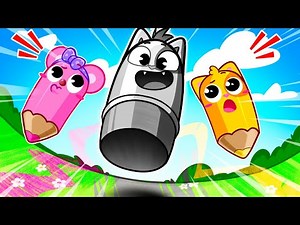 Drawing Pencil Song | Learn Colors | Funny Song For Kids & Nursery Rhymes | Toonzey Songs