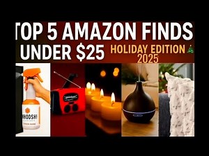 Under $25 | Top 5 Amazon Finds 🎁 | Holiday Edition 2025 | 11/2 - 11/9