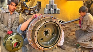 190K views · 2.9K reactions | How Expert Mechanic's Change Brake Lining of a Caterpillar Wheel Loader Complete Tutorial | Amazing Technology | Facebook
