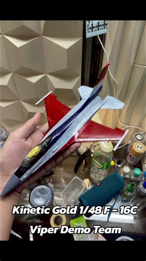 🔥Pro Build Kinetic Gold 1/48 F - 16C Viper Demo Team🔥