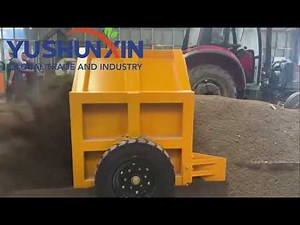 🚜 Trailed Compost Turner --The Windrow Composting Method