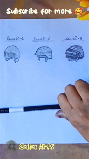 Pubg/Bgmi Helmet drawing #helmet #howtodraw #pubg #bgmi #tutorials #pencildrawing