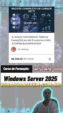 🔥 A regra que organiza QUALQUER servidor de arquivos com o Windows Server 2025: 🔝Borapranuvem.com.br