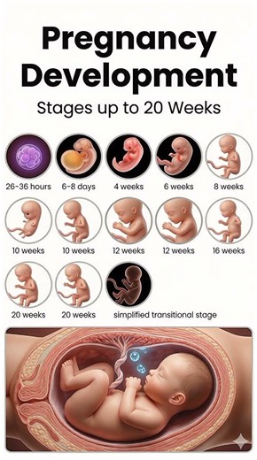 Pregnancy Development: The First 20 Weeks Step-by-Step 👶