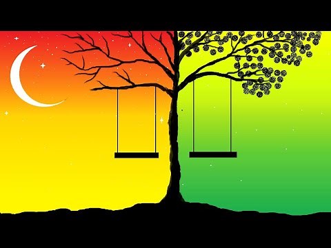 How to draw on computer | Scenery drawing in MS Paint | MS paint drawing tutorial easy step by step