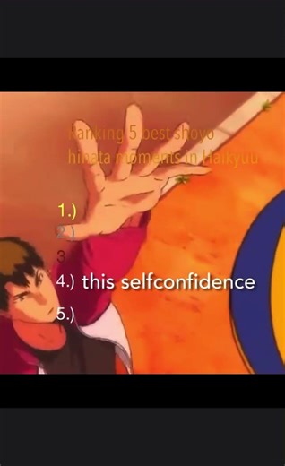 Ranking best 5 shoyo hinata moments #ranked#anemie#haikyuu#shoyo hinata#fyp#viral