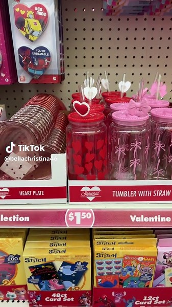 Valentine's Day Cups Available at Dollar Tree