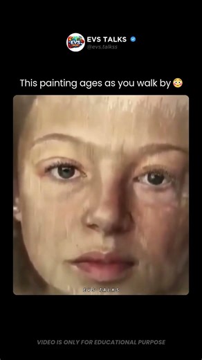 This Painting AGES as You Walk By 😳🎨