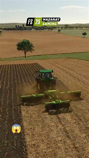 Breaking Down Corn Stalks with a Powerful John Deere 💪🌽 | FS25