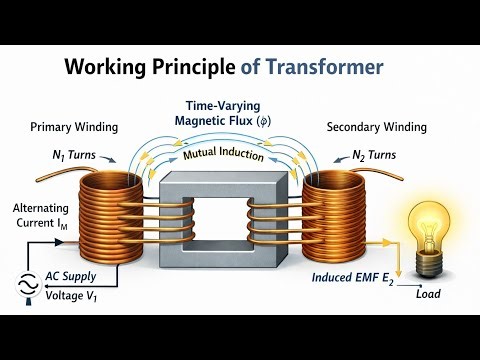 Working Principle of Transformer | Simple Explanation with Diagram | Electrical Engineering