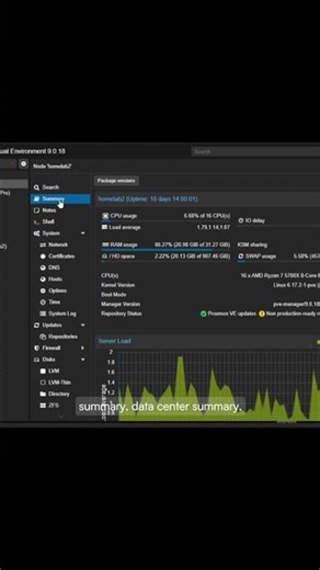 Setting up a Proxmox Backup Server into my Home Lab Part 9 #homelab #proxmox #ytshorts #shorts