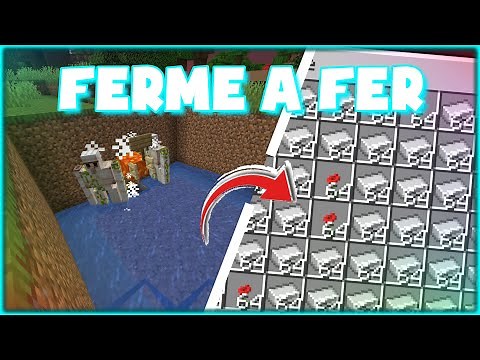 Comment faire une ferme a Fer dans Minecraft 1.18 100% Automatique en Bedrock [FR]