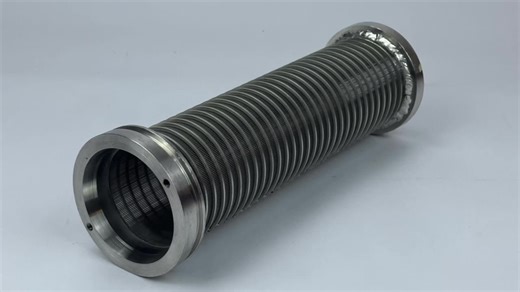 Custom Size Stainless Steel 316L Wedge Wire Water Well Screens/Wedge Wire Drum Screen