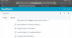 8:34 PM Fri Feb 28 15 \% readworks.org Filo: World's Only Live ... | Filo