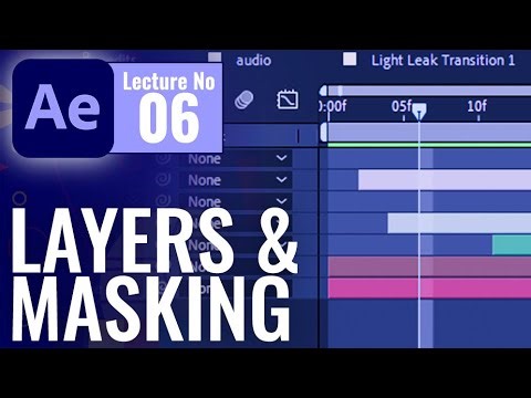 After Effects Course For Beginners - Layers, Masking & Parenting.