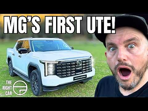 New cheap 4x4 ute from China tested! MG U9 review Australia (inc off road, towing)