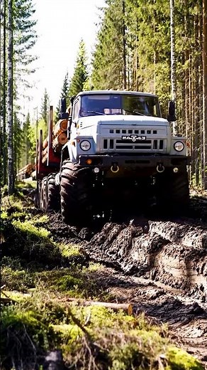 The MAZ 543 is a legendary 8x8 off road truck