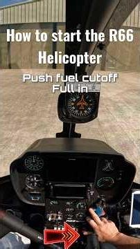 How to start the Robinson R66 Turbine helicopter - In 60 seconds #aviation