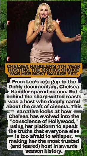 Chelsea Handler’s SAVAGE 2026 Critics Choice Monologue! 🎤 #CriticsChoice #chelseahandler