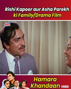 720K views · 11K reactions | Rishi Kapoor aur Asha Parekh ki Family/Drama Film | Hamara Khandaan (1988) | part-4 | Ultra Hindi Movies | Facebook