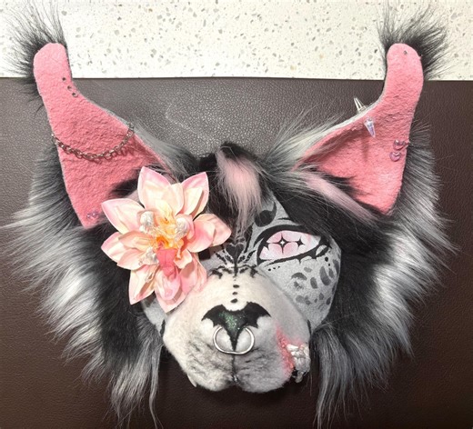 Grey Lynx/ Bat (cat) Mask || (read Desc) - Etsy