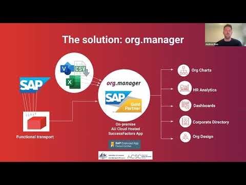 Solving SAP Org Charts & Org Design for a State Govt. Department