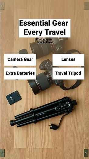 Essential Gear Every Travel Photographer Should Pack