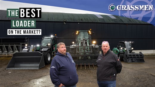 Donkey and Minty take a look at some of Kramer's latest machines. | GRASSMEN