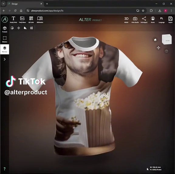 Design your products like never before! Start creating unique products with no upfront costs. Upload your images, add text, and generate photorealistic mockups. ✅ Intuitive interface – perfect even for beginners ✅ Photorealistic 3D mockups ✅ Virtual 360 product video ✅ Print-ready files ✅ A FREE plan so you can get started right away Click the link in our bio and see how easy it is to begin your journey in product personalization!” #alterproduct #tshirt #ecommerce #custom #photorealism #mockup #