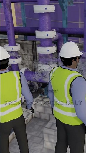 Chemical Line of Fire Safety | Acid Leak Incident | 3D Safety Animation by Dreamfoot