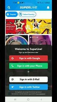 How to register superlive app and add manager (agency)