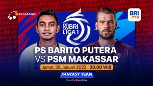 Klik di Sini, Link Live Streaming BRI Liga 1 PSM Makassar Vs PS Barito Putera di Vidio