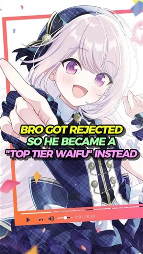 He Accidentally Became a WAIFU! 😱 #romcommanga #RomCom #femboy