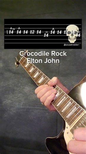 Crocodile Rock | Elton John | Guitar Improv | By Scouseshredder1