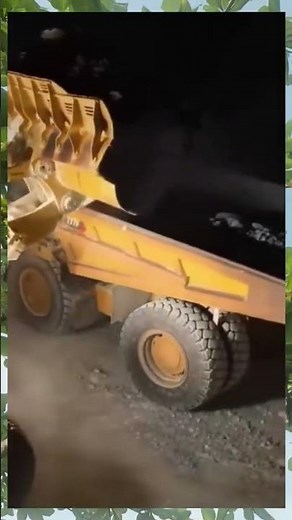Gigantic Loader vs Giant Dump Truck: Coal Loading Moments in an Underground Mine! 🚜💨 #MiningLife