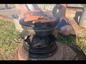 DIY Car Rim BBQ