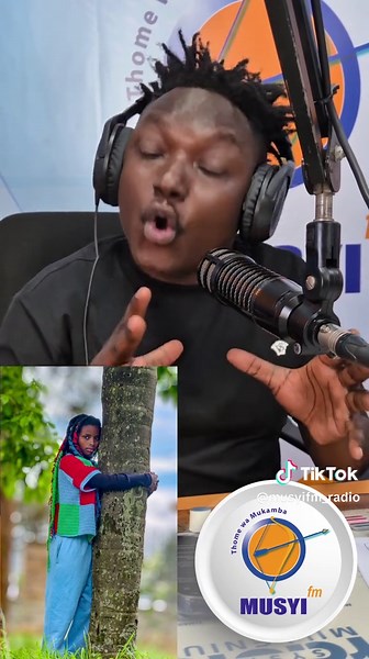 @MasterMully Truphena Muthoni enda ku break record yake ya ku hug muti ya masaa 48 vala target yake ni masaa 72 #musyifm #royalmedia