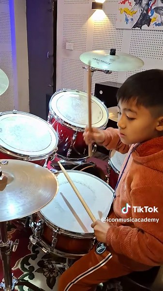 Drumming Exercises at Icon Music Academy