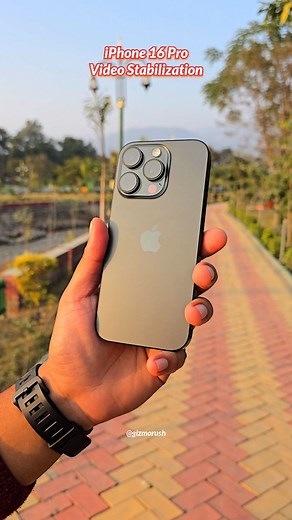 iPhone 16 Pro Camera Video Stabilization Test . . . #iphone16pro #camerastability #actionmode #iphone #videostabilization #reelstrending❣️ #viral #fyp❤️ #insatgramreels | Gizmo Rush