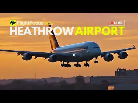 Heathrow Airport Live -Thursday 9th April 2026