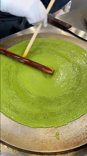 Rich Matcha Crepe #japanesefood