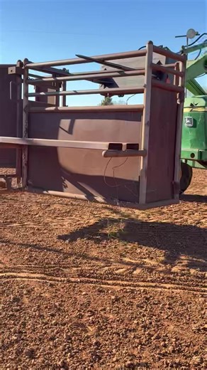 The day we have been not so patiently waiting for is that much closer! We got the little chute put in for the weanlings so we can start working with them. 🤩 Although, I doubt they share our same excitement. 😆 #itsbabytime | SR Bucking Stock