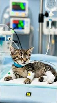 POV: A Very Sick Kitten Fighting in ICU 💔