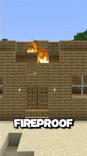 How To Make Your House Fireproof In Minecraft
