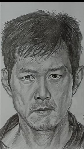 How to draw Lee Jung jae #shorts