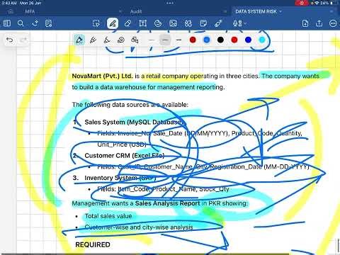 ETL process Case study chapter 6 Dsr